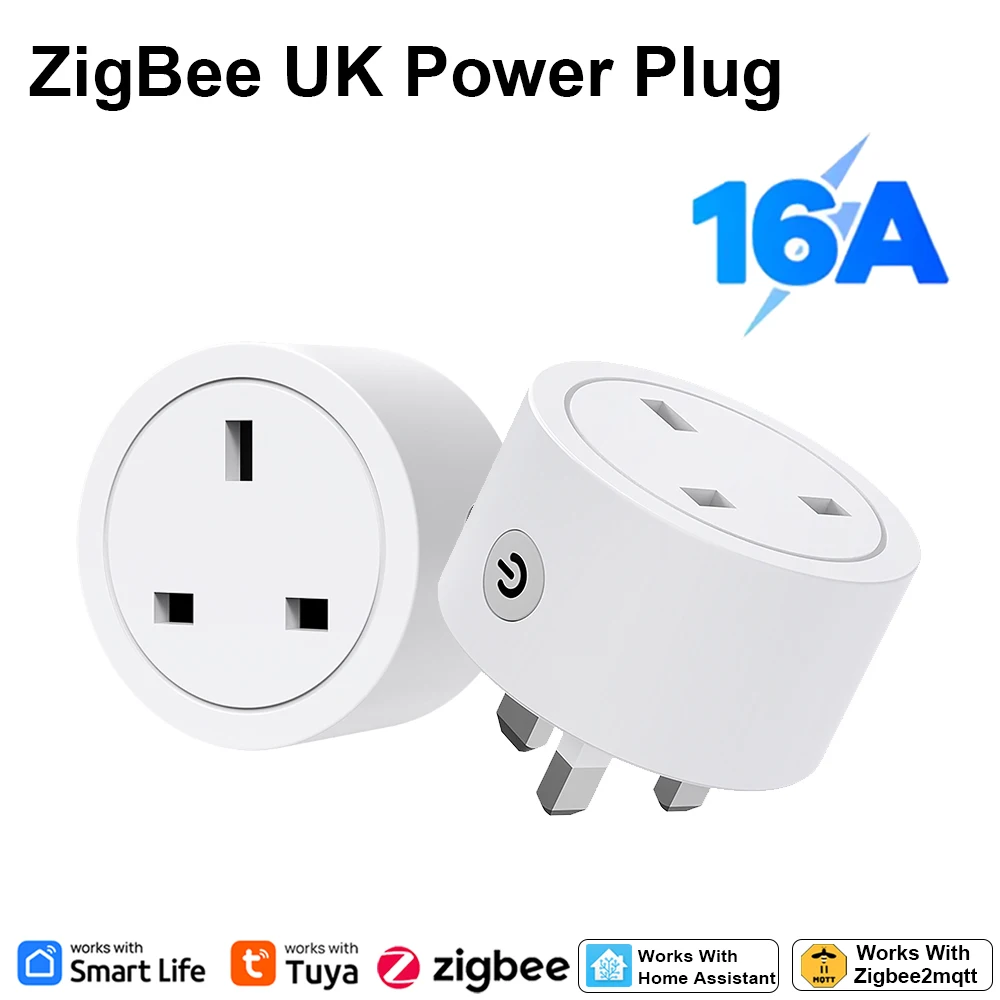 Smart Home Sistem - Zigbee Smart Plug 16A UK Socket