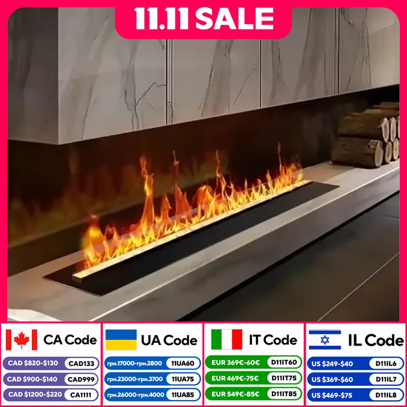 Smart Humidifier - Smart Home 3D Fireplace Water Steam