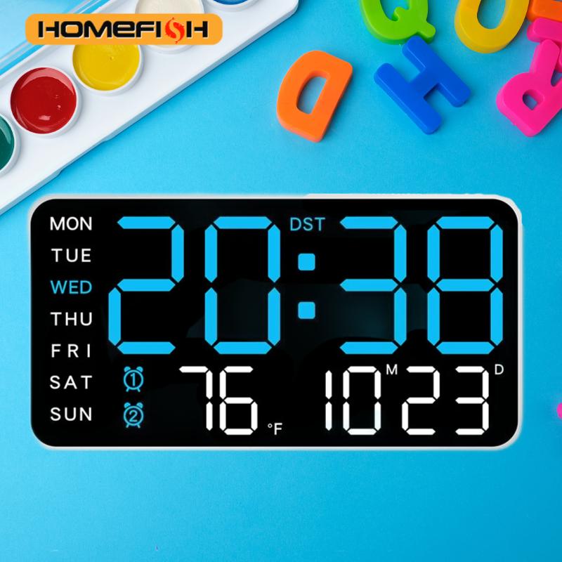 Smart Home Utilities - Giant Intelligent Digital Wall Clock｜One screen