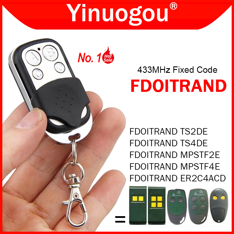 Smart Garage Door Opener - 100% Clone FDOITRAND TS2DE TS4DE MPSTF2E