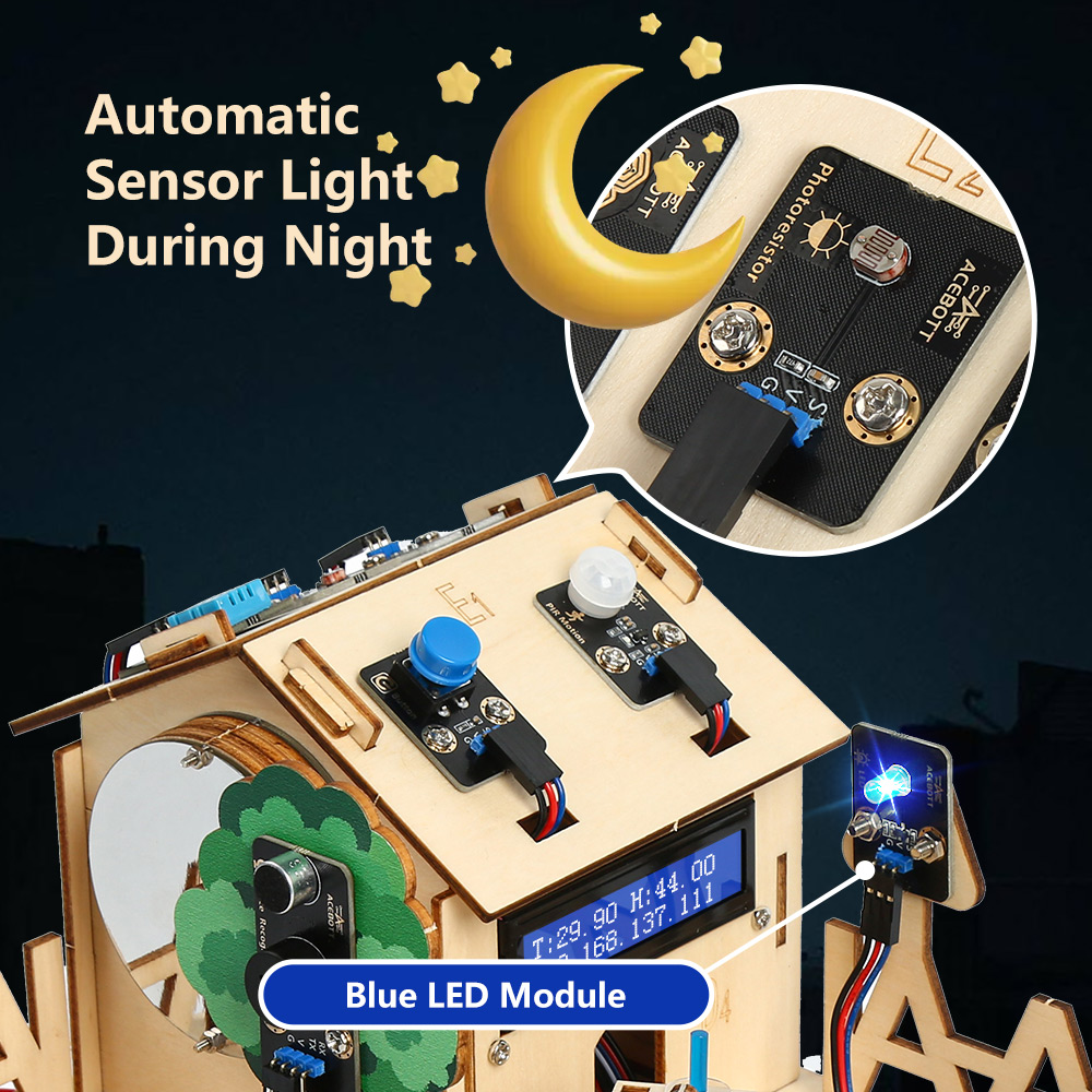ACEBOTT Smart Home STEM STEAM  - Smart Home Arduino Uno avaliação e preço
