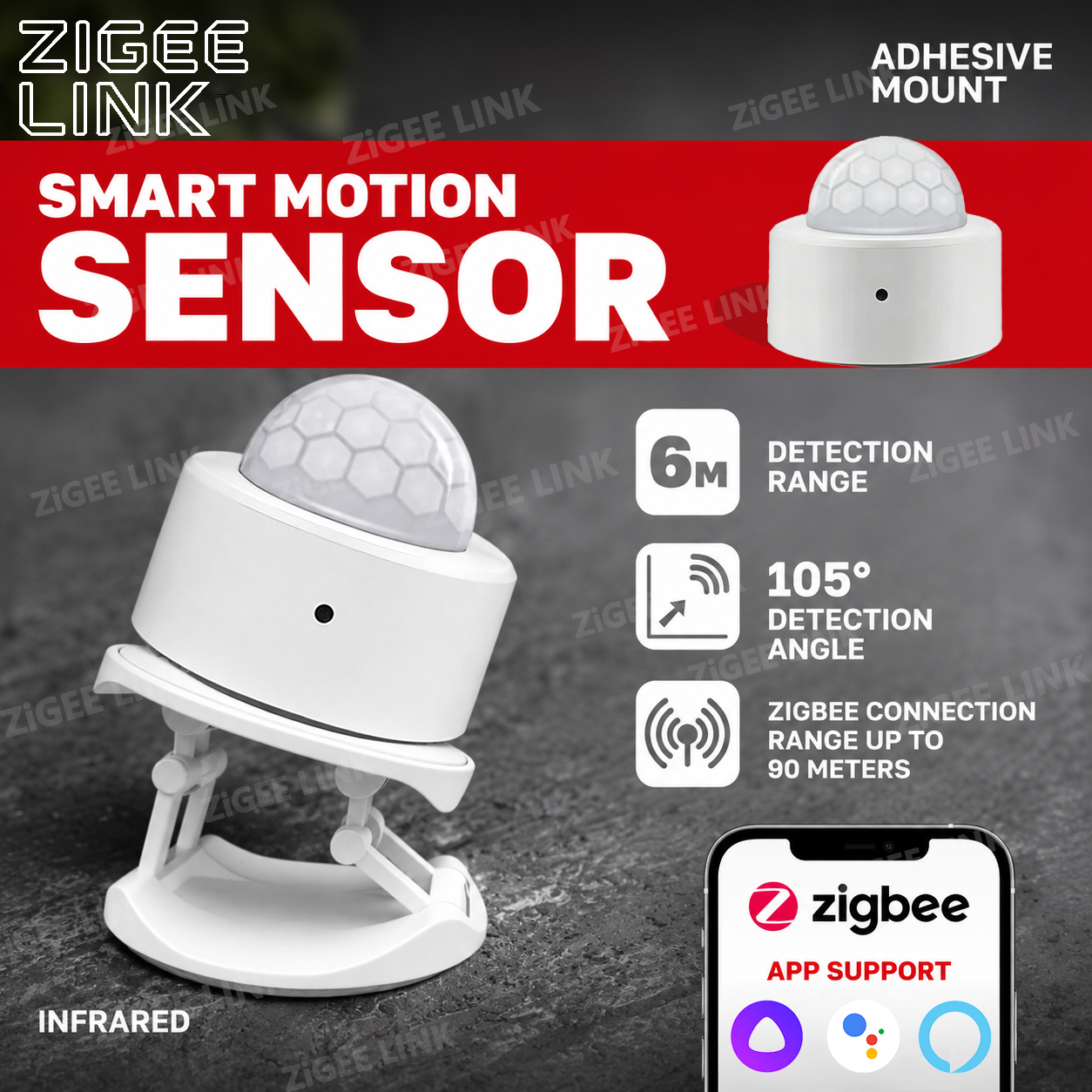 Zigbee PIR Motion Sensor Human - Zigbee Motion Sensor avaliação e preço