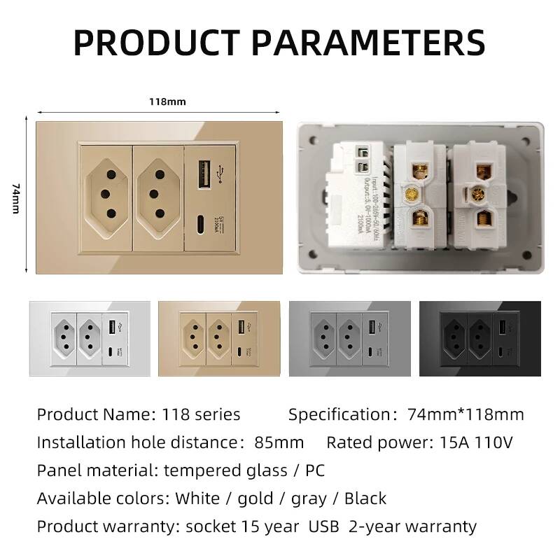Herepow Brazil Standard Dual U - Smart Home Utilities avaliação e preço