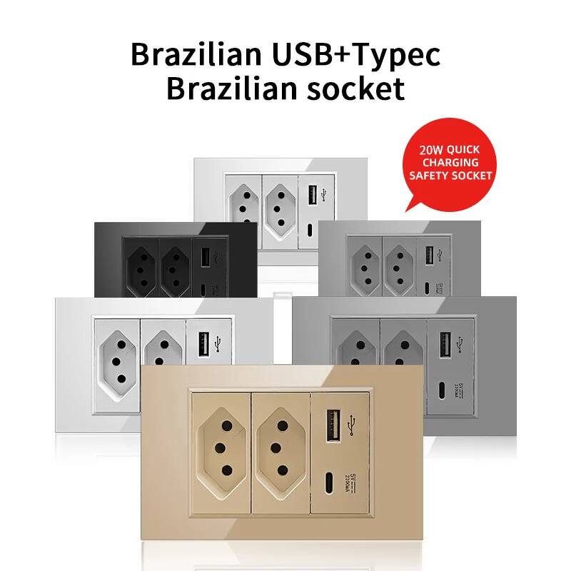 Herepow Brazil Standard Dual U - Smart Home Utilities avaliação e preço