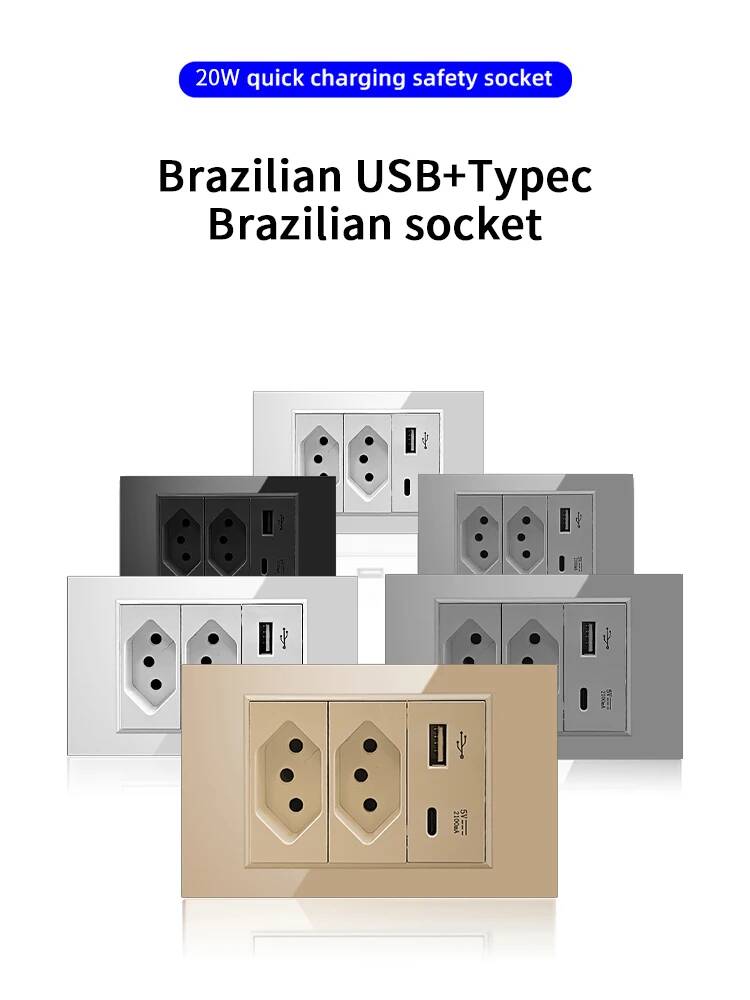 Herepow Brazil Standard Dual U - Smart Home Utilities avaliação e preço