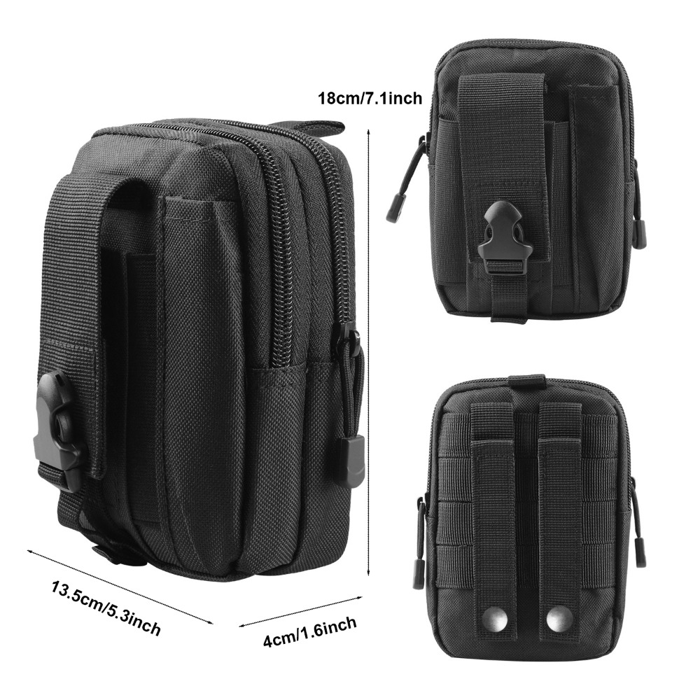 Tactical Waist Pouch Molle Wai - Smart Home Devices avaliação e preço
