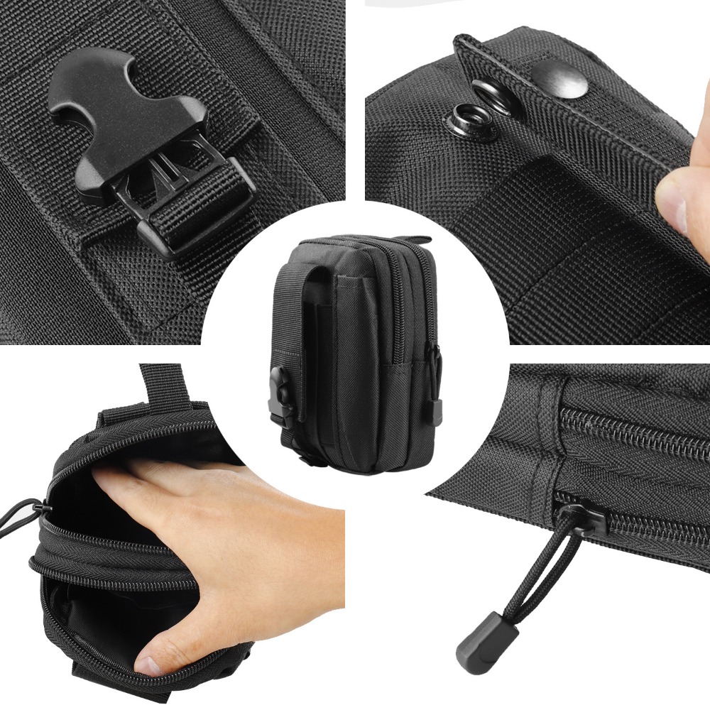 Tactical Waist Pouch Molle Wai - Smart Home Devices avaliação e preço