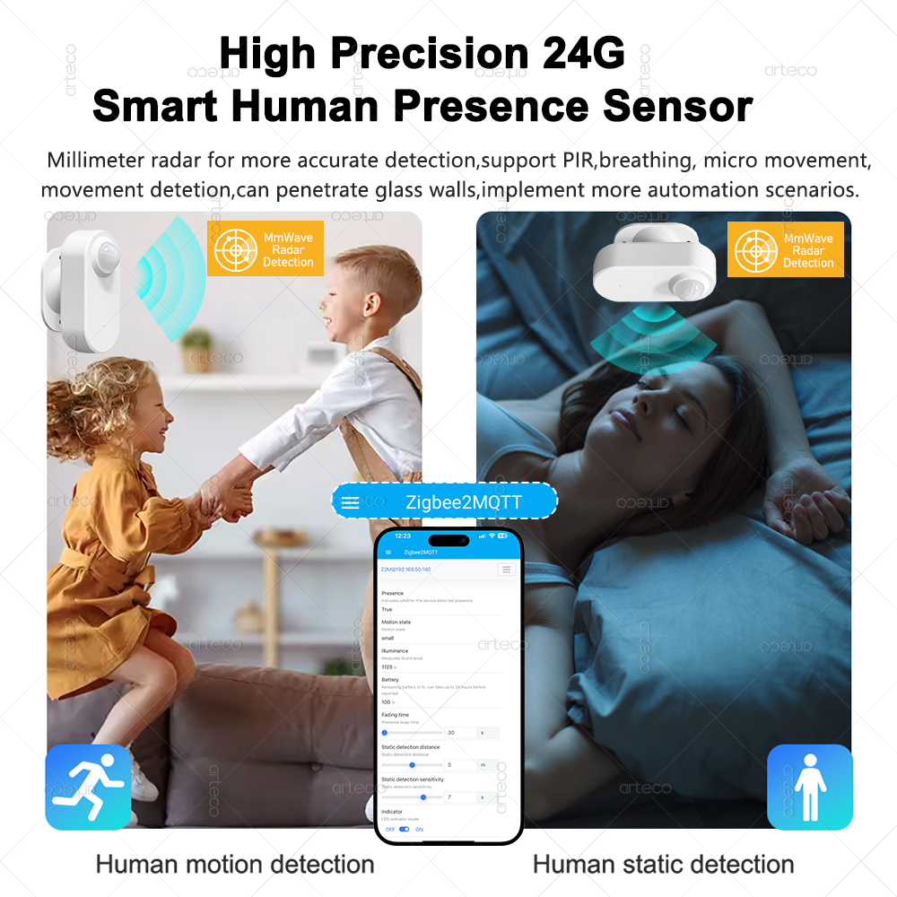 3 In 1 Zigbee Human Presence S - Zigbee Motion Sensor avaliação e preço