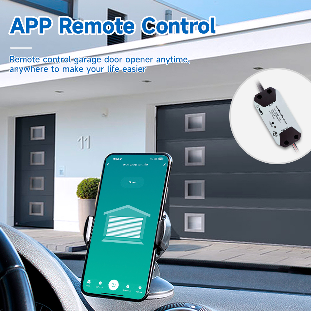 Tuya ZigBee Garage Door Contro - Smart Garage Door Opener avaliação e preço