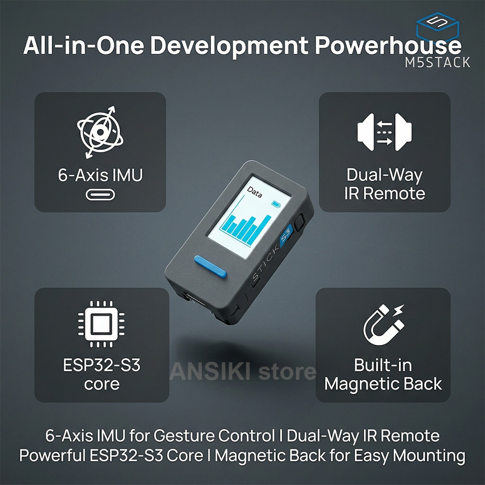 M5Stack M5StickS3 ESP32-S3 IoT - Smart Home Panel avaliação e preço