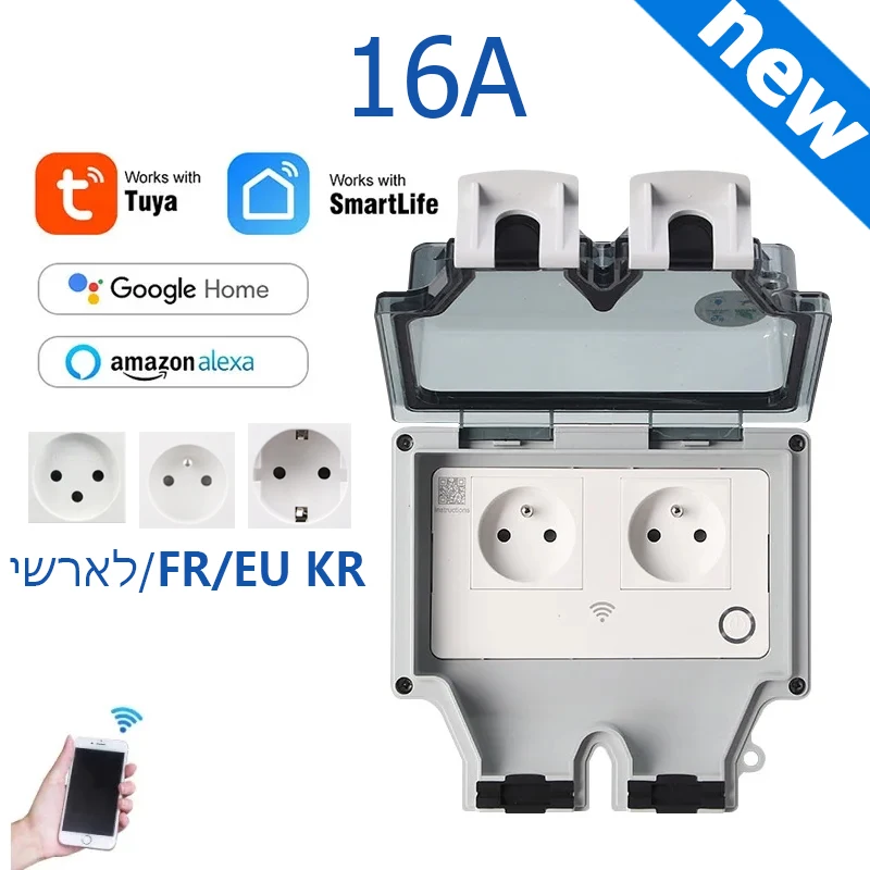 Tuya Power Socket IP66 Outdoor - Smart Home Utilities avaliação e preço