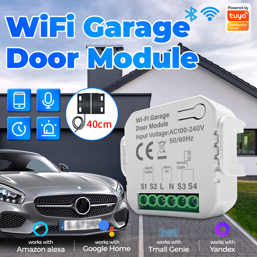 Smart Tuya WiFi Garage Door Sw - Smart Garage Door Opener avaliação e preço
