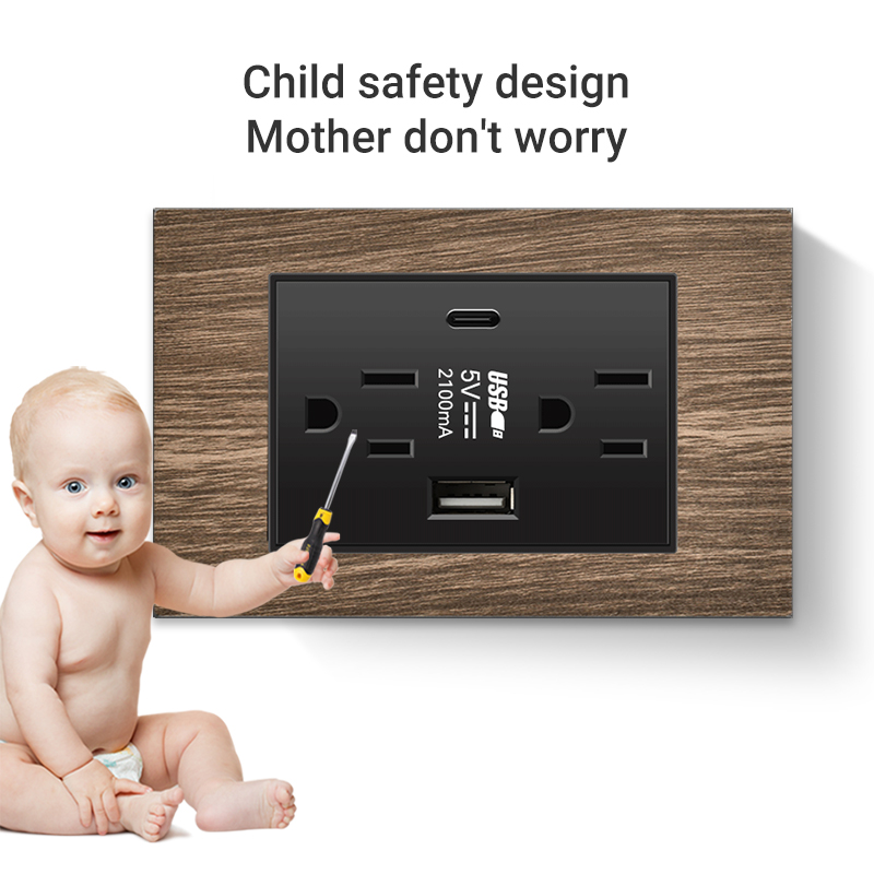 PSSRISE US Standard 118mm USB  - Smart Home Panel avaliação e preço