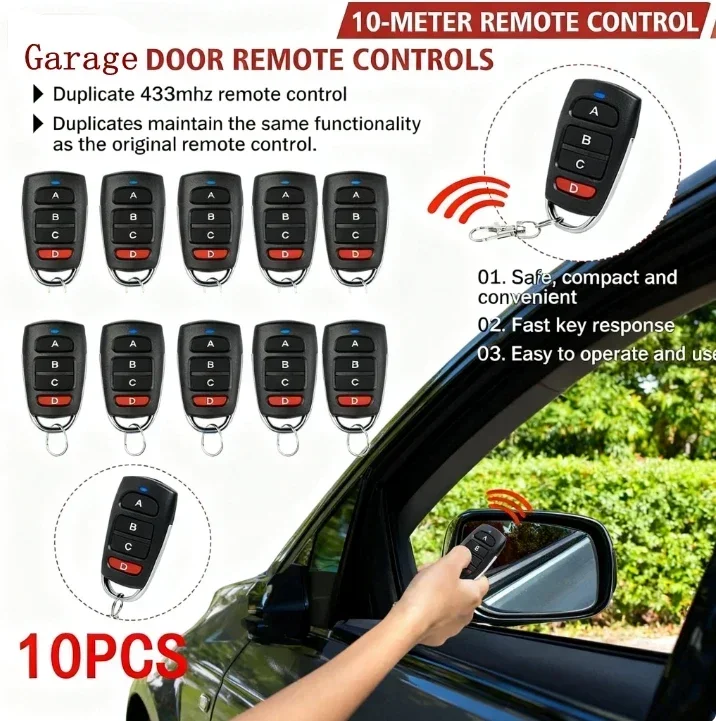 10/5pcs ABCD / Lock Unlock 4Bu - Smart Garage Door Opener avaliação e preço
