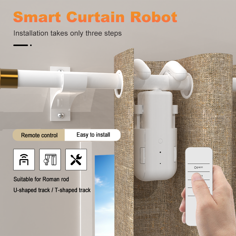 Smart Curtain Motor with Remot - Smart Home Sistem avaliação e preço