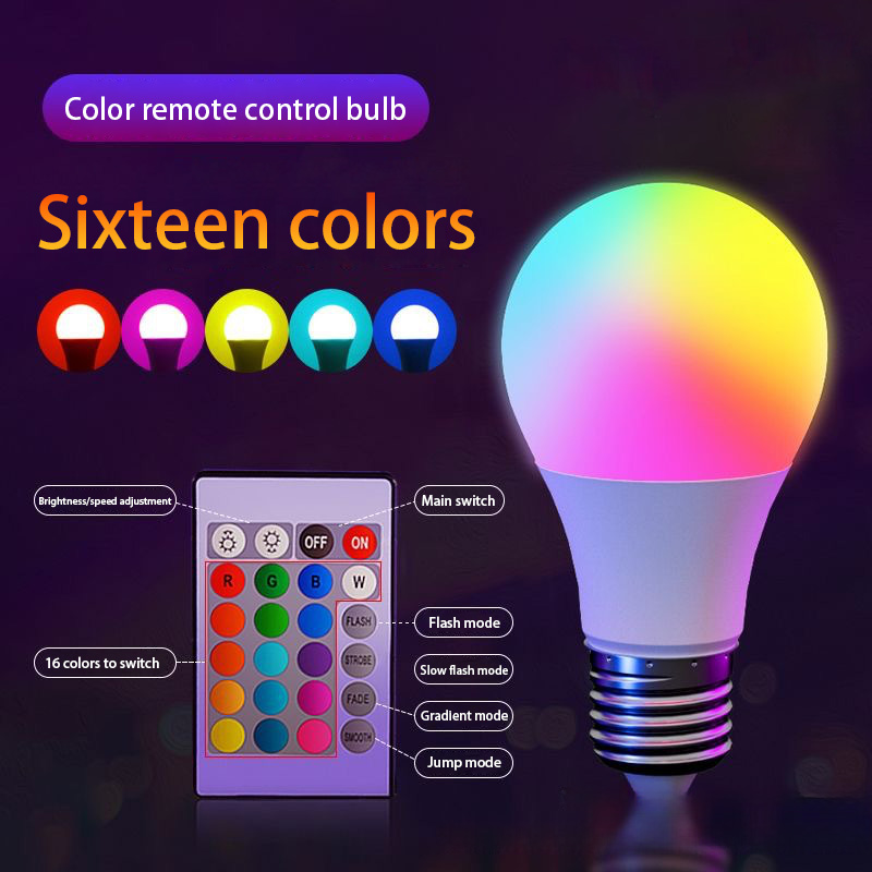 E27 220V 16 Colors RGB Bulb LE - Smart Bulb avaliação e preço