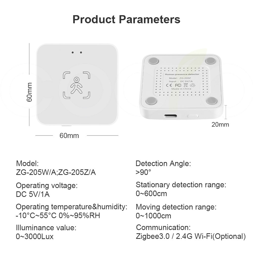Tuya WiFi/ Zigbee Smart Human  - Zigbee Motion Sensor avaliação e preço