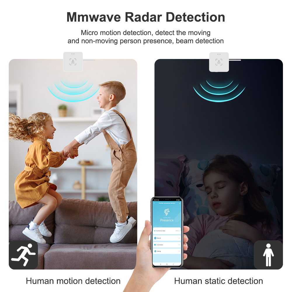 Tuya WiFi/ Zigbee Smart Human  - Zigbee Motion Sensor avaliação e preço