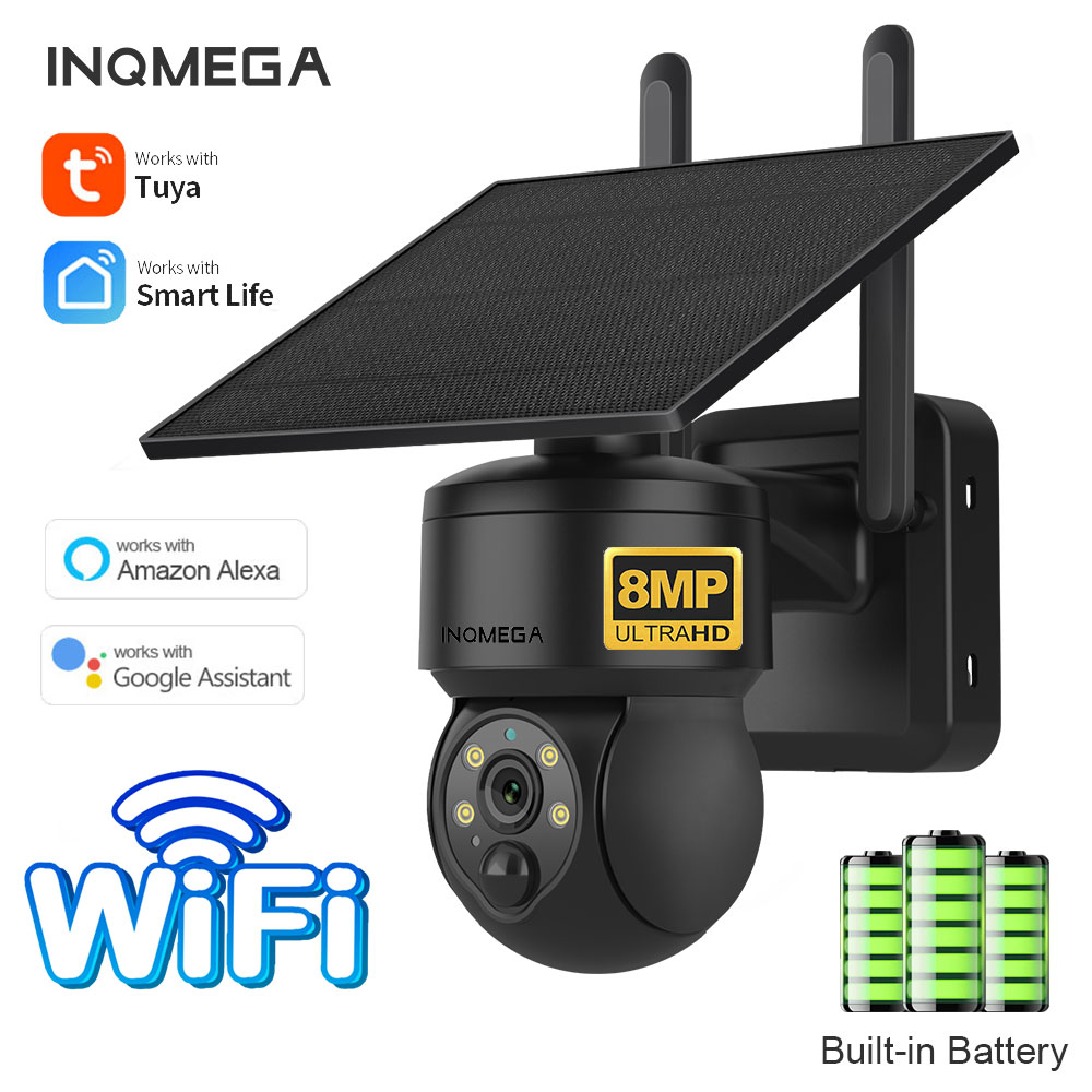 INQMEGA 8MP TUYA Solar Camera  - Smart Home Outdoor Camera avaliação e preço