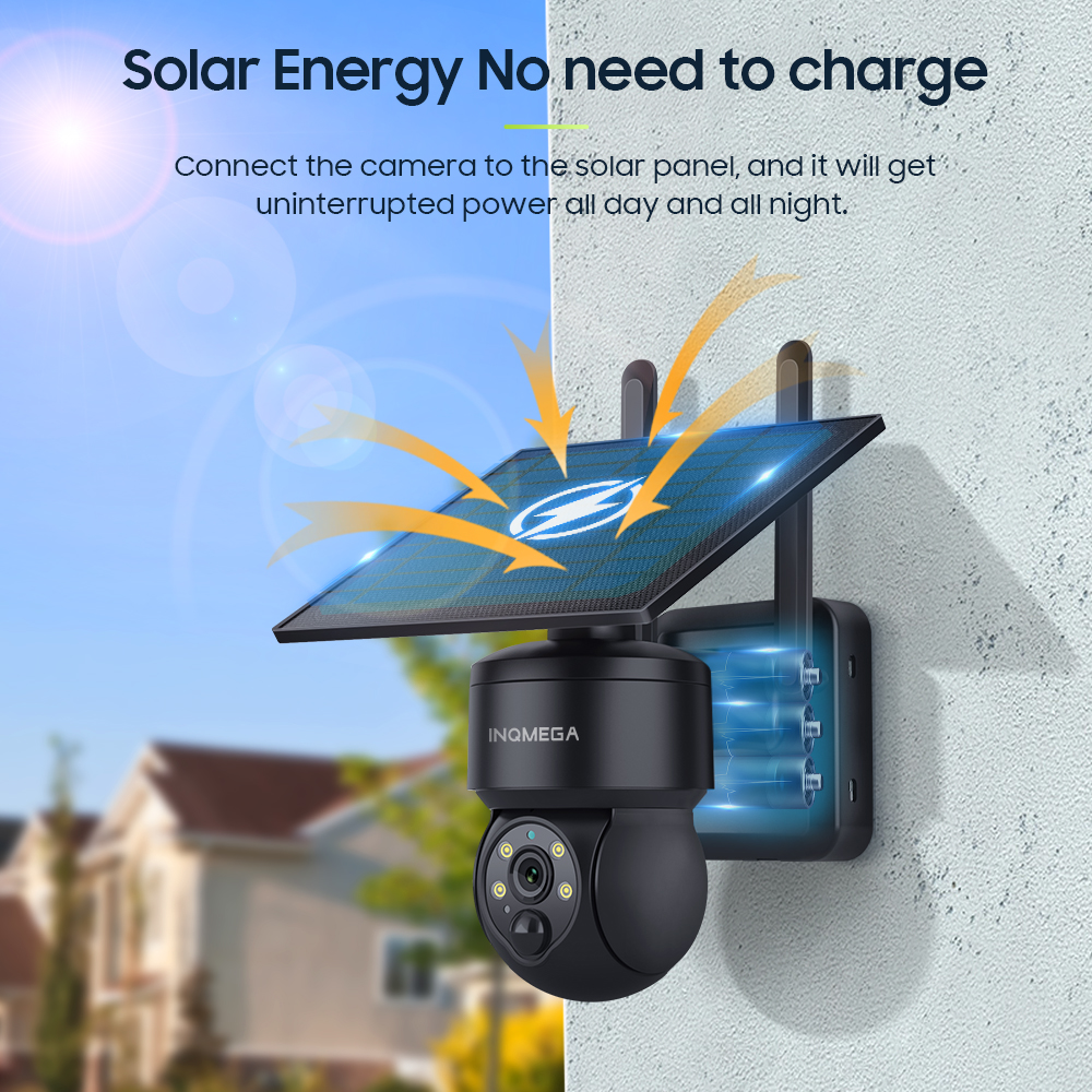 INQMEGA 8MP TUYA Solar Camera  - Smart Home Outdoor Camera avaliação e preço