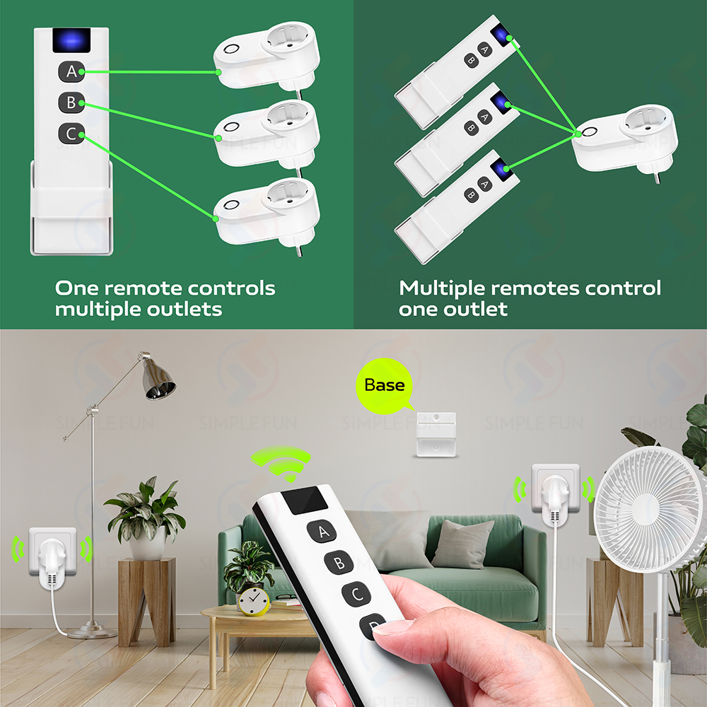 433Mhz Wireless Remote Control - Smart Home Utilities avaliação e preço