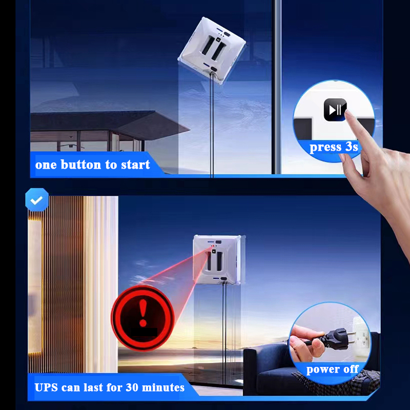 Robot Window Cleaner With Spra - Smart Home Utilities avaliação e preço
