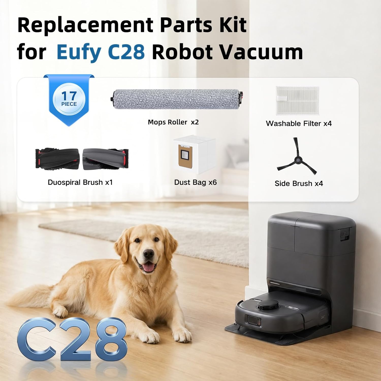 Compatible for Eufy Omni C28 / - Robot Vacuum avaliação e preço