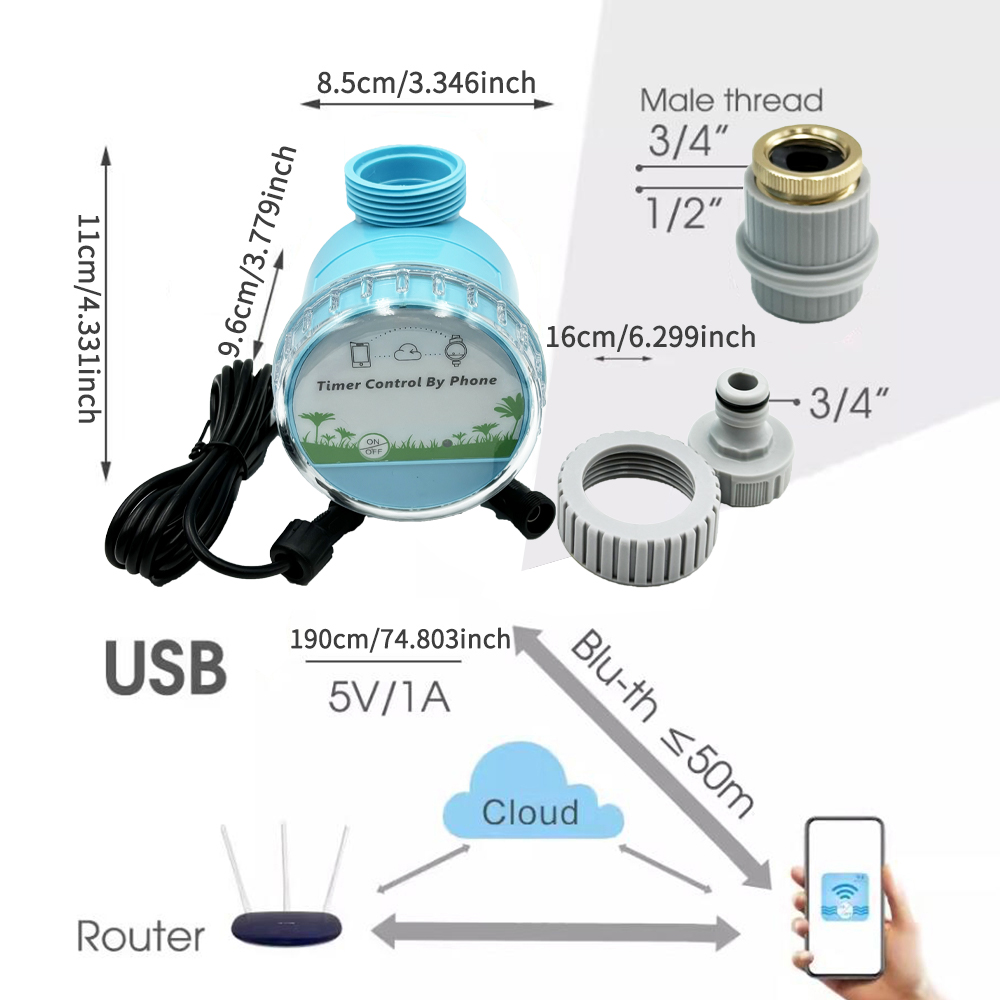 WiFi Wireless Garden Water Tim - Smart Home Demo Kit avaliação e preço
