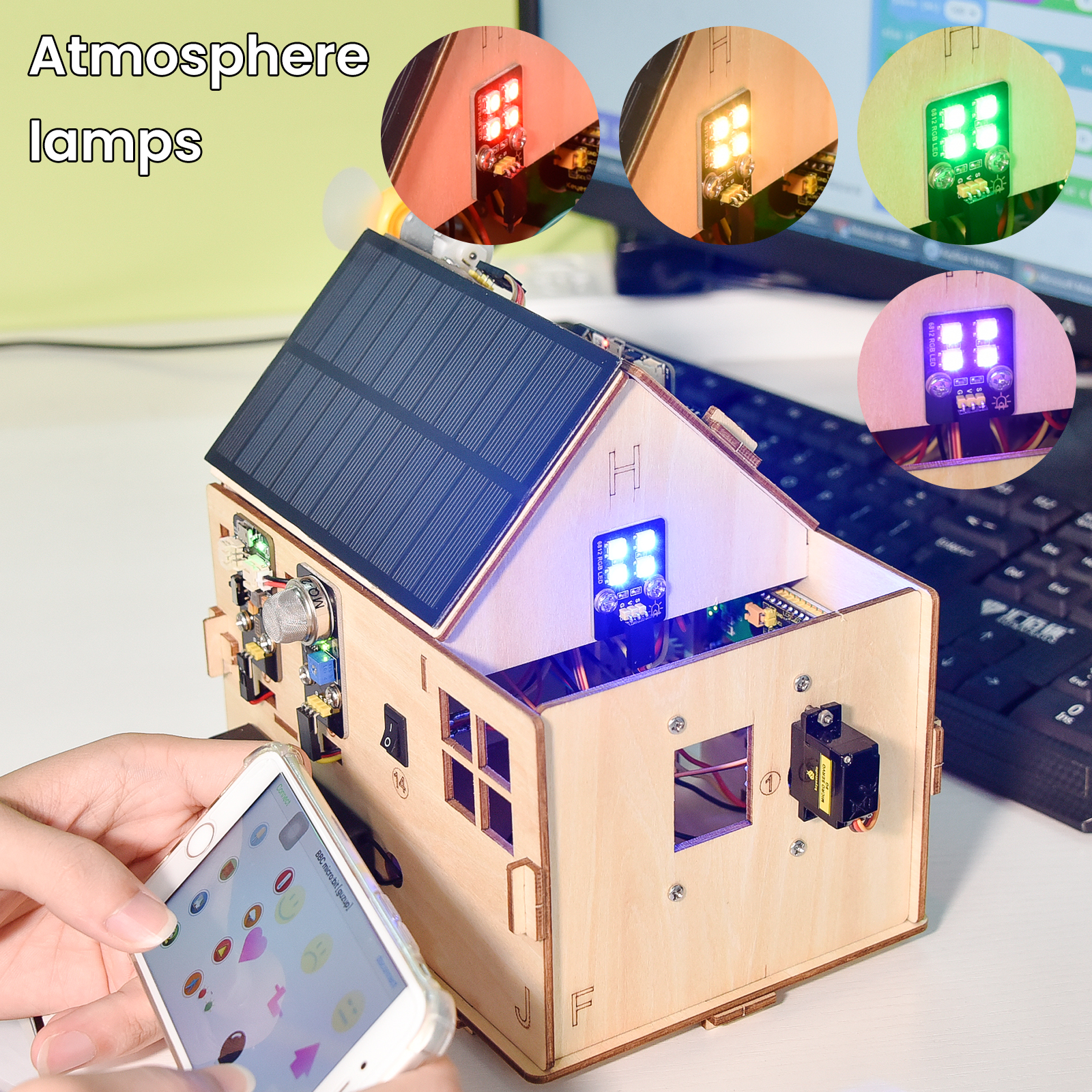 Keyestudio STEM Microbit V2 Sm - Smart Home Demo Kit avaliação e preço