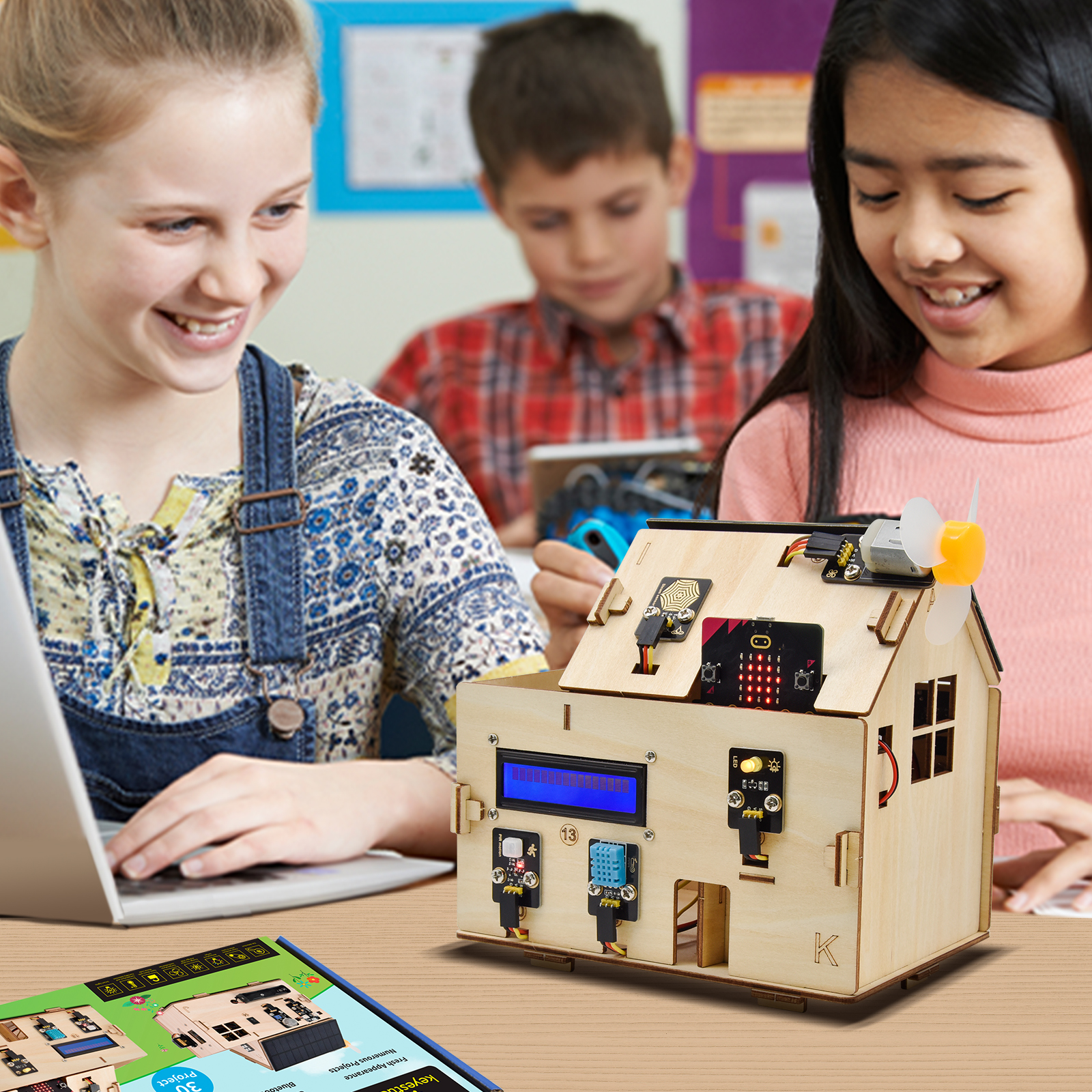 Keyestudio STEM Microbit V2 Sm - Smart Home Demo Kit avaliação e preço