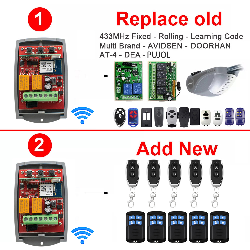 SMG8112 Tuya WIFI Smart Door O - Smart Garage Door Opener avaliação e preço