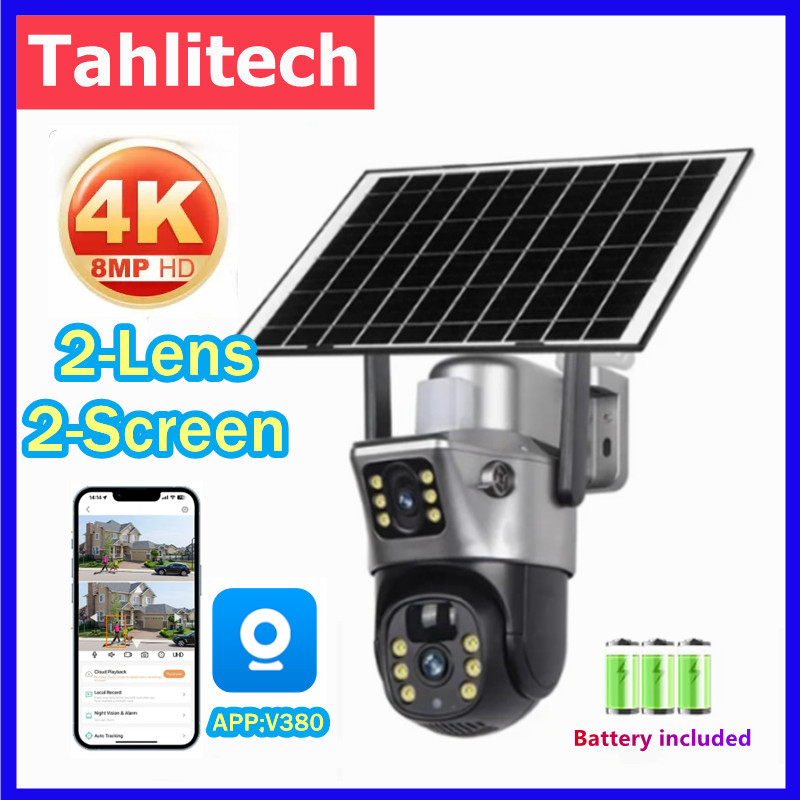 Tahlitech Solar Camera 4G Sim  - Smart Home Outdoor Camera avaliação e preço