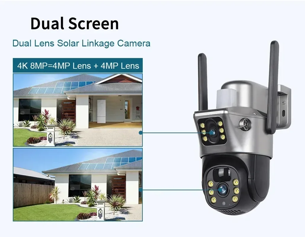 Tahlitech Solar Camera 4G Sim  - Smart Home Outdoor Camera avaliação e preço