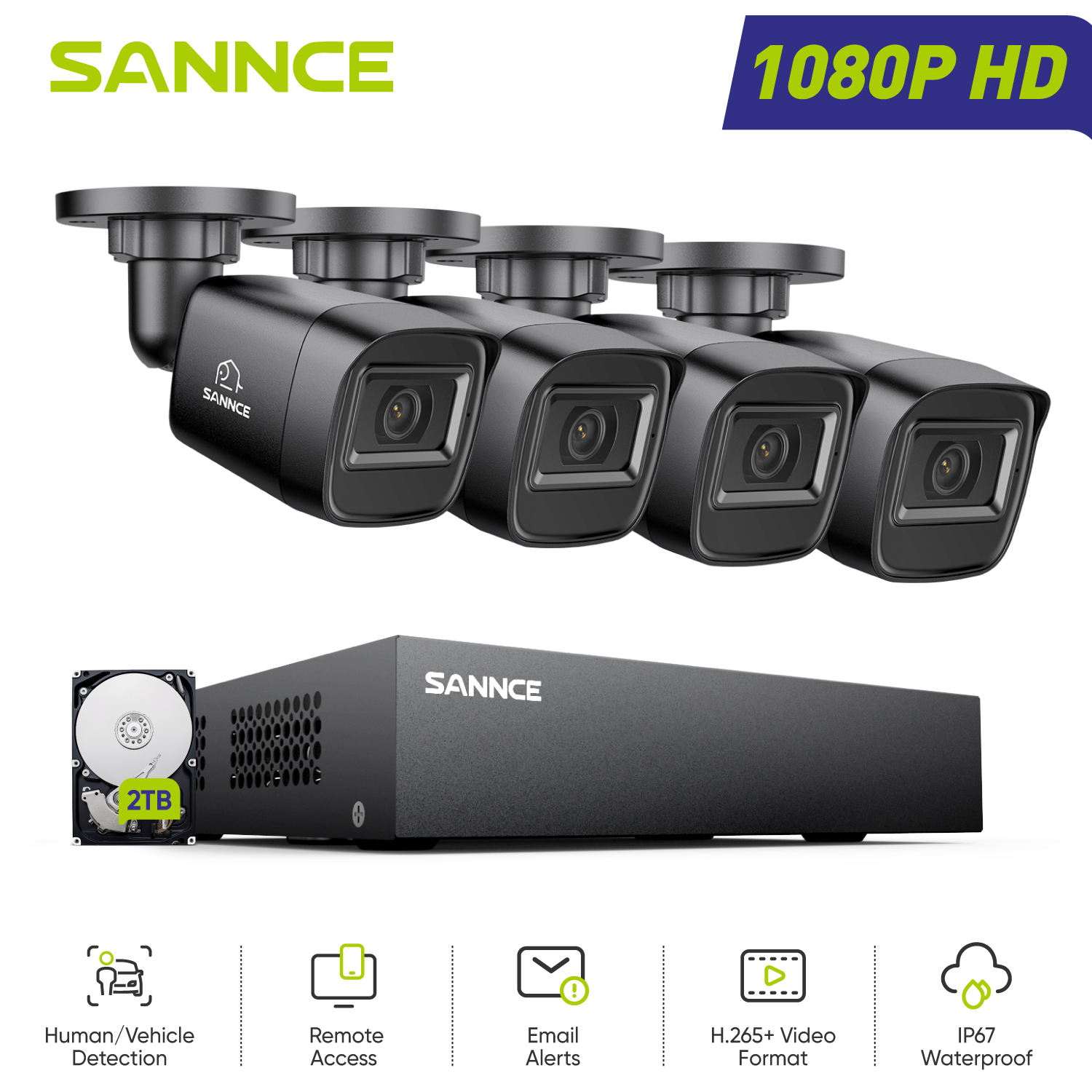 SANNCE 1080P Security Camera S - Smart Home Outdoor Camera avaliação e preço