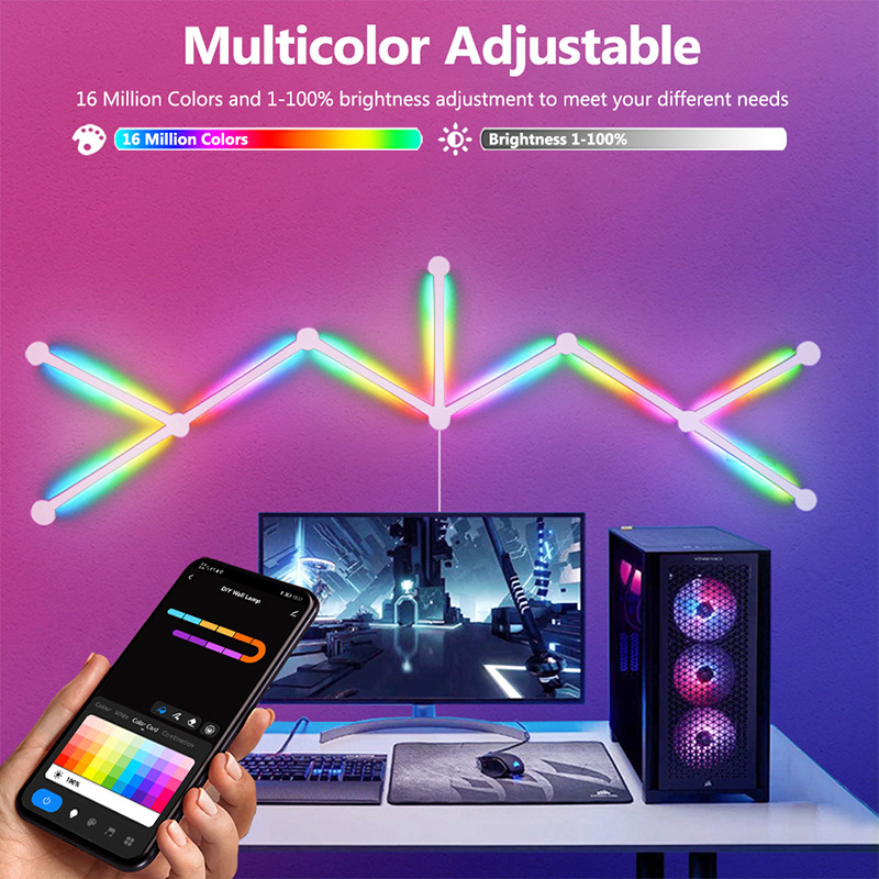 Smart RGB Wall Lamp, Bluetooth - Smart Bulb avaliação e preço
