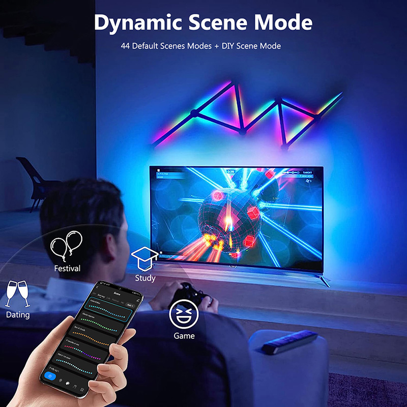 Smart RGB Wall Lamp, Bluetooth - Smart Bulb avaliação e preço