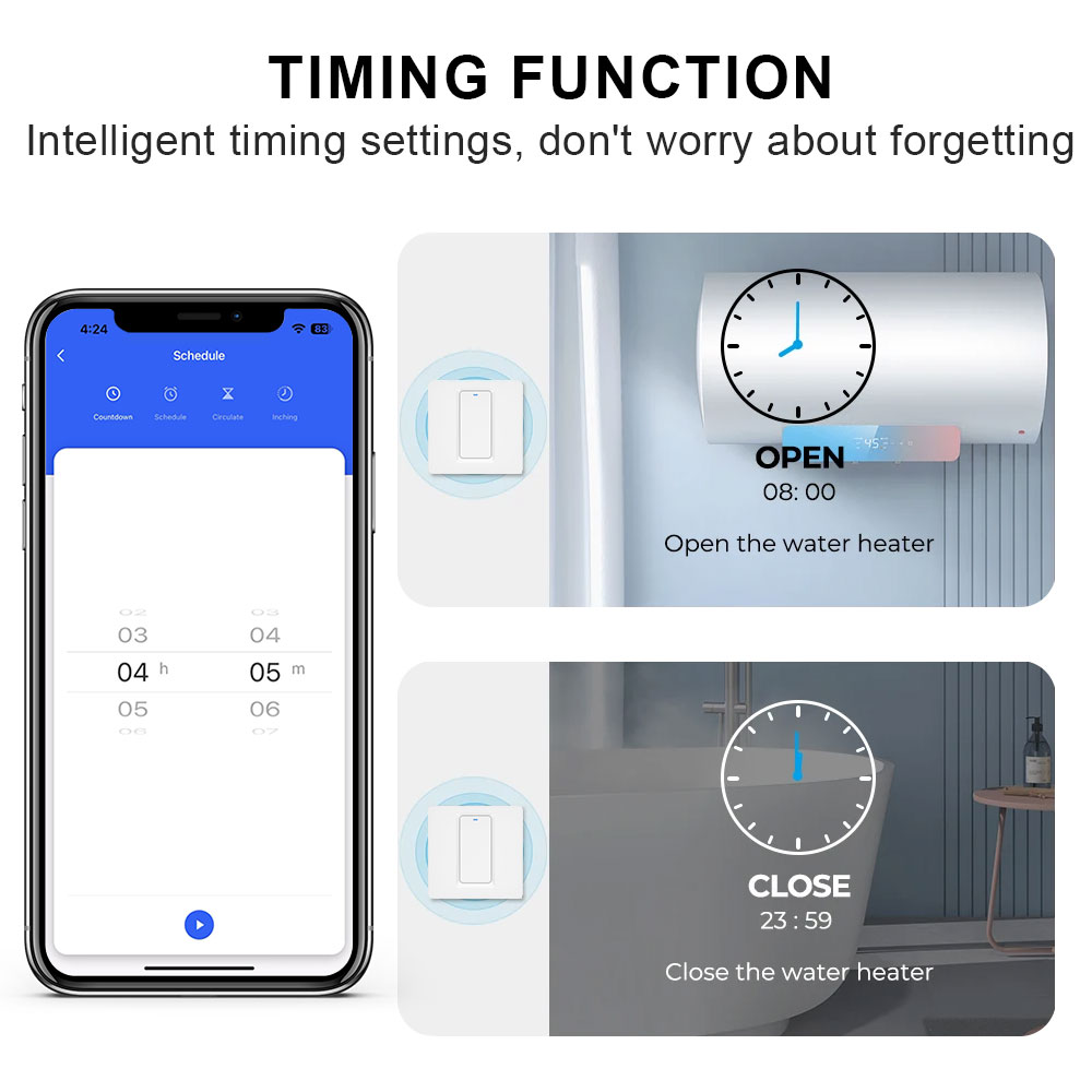 Smart Water Heater Switch/WiFi - Smart Home Sistem avaliação e preço