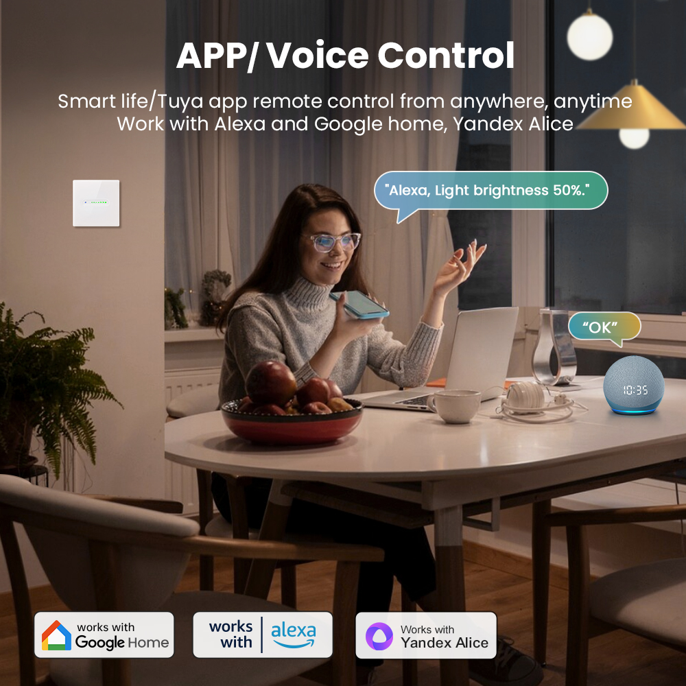 AVATTO WiFi 1/2 Gang Smart Dim - Smart Home Panel avaliação e preço