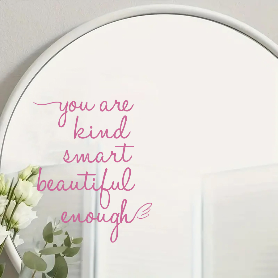 Inspirational Quote Mirror Dec - Smart Home Quotes avaliação e preço