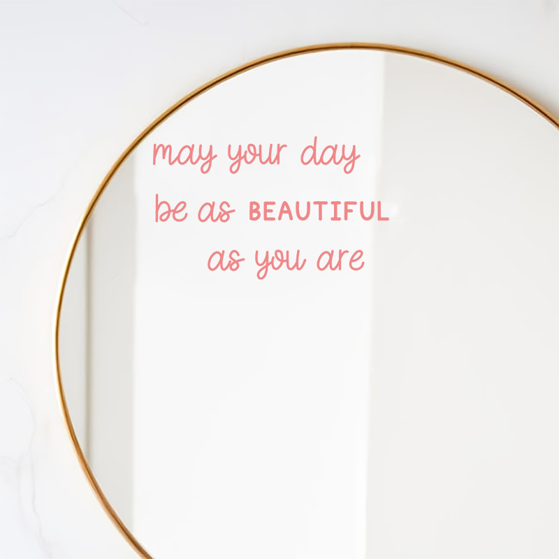 Inspirational Quote Mirror Dec - Smart Home Quotes avaliação e preço