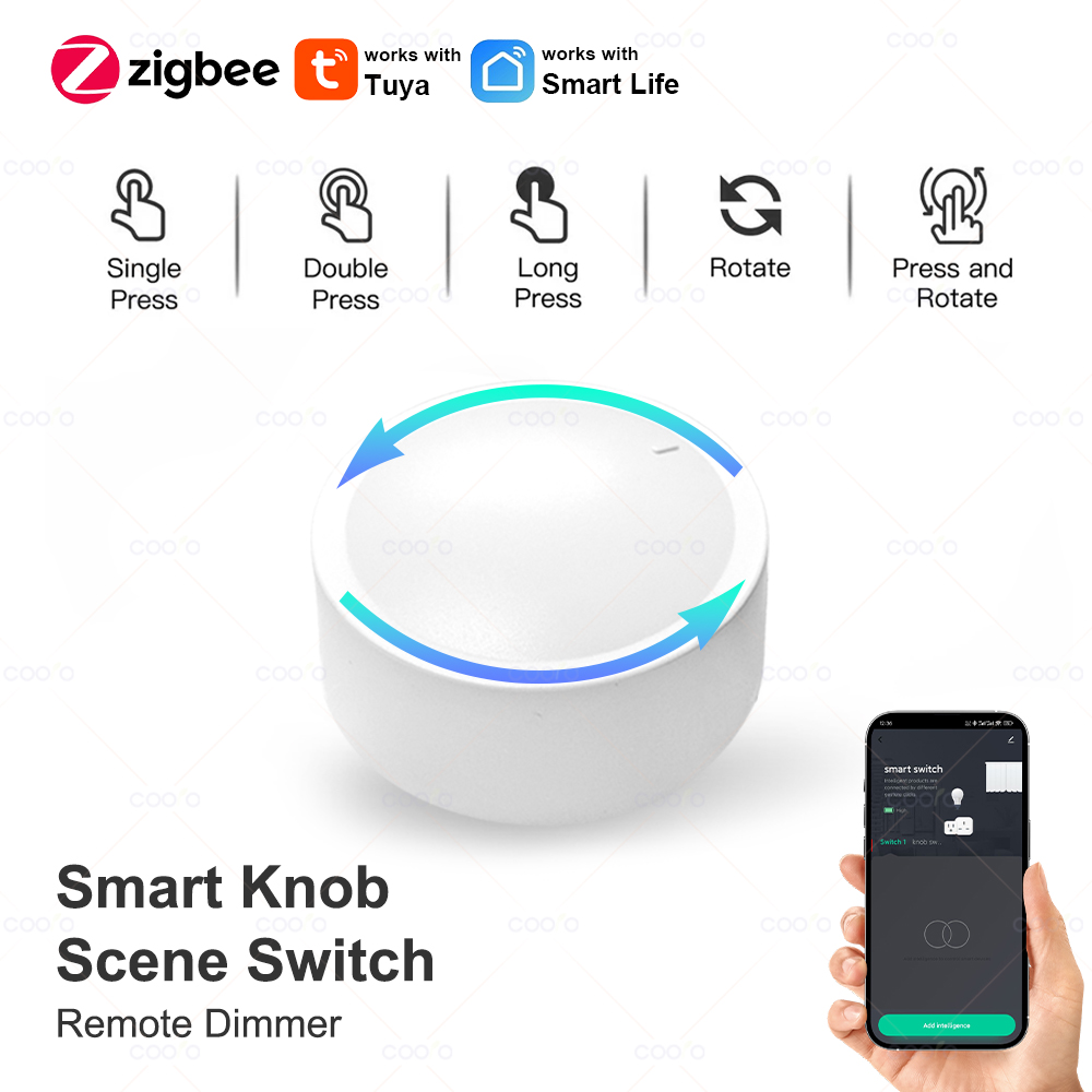 Tuya ZigBee Smart Knob Switch  - Smart Home Utilities avaliação e preço