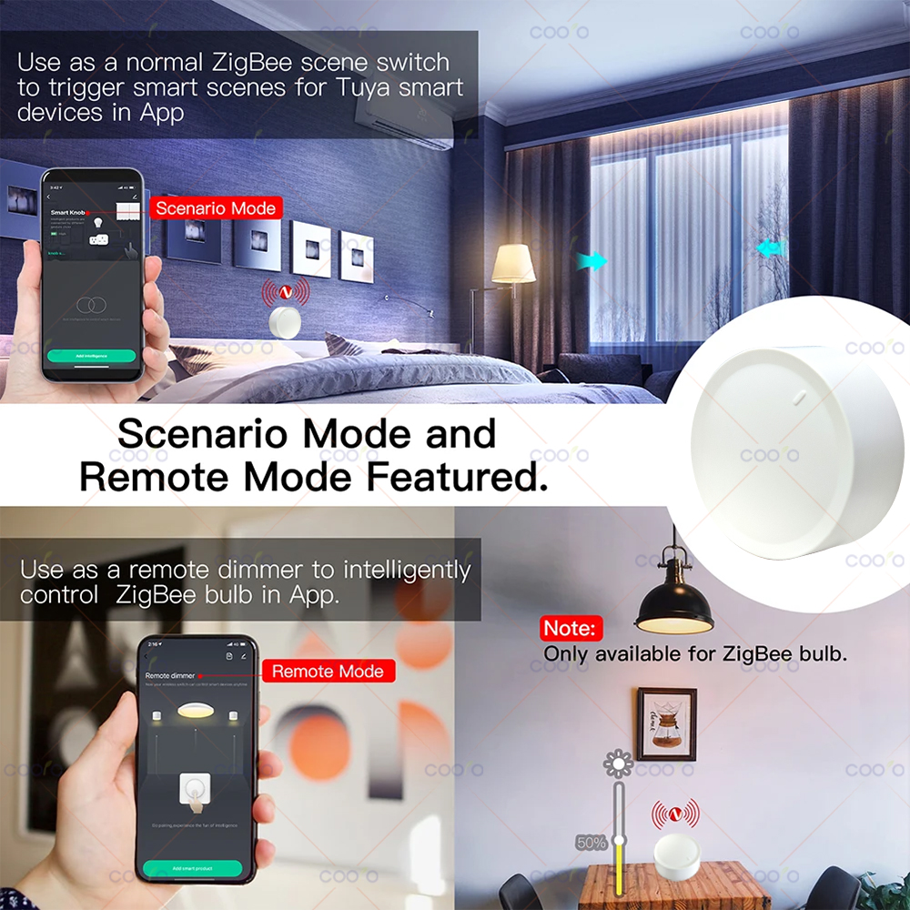 Tuya ZigBee Smart Knob Switch  - Smart Home Utilities avaliação e preço