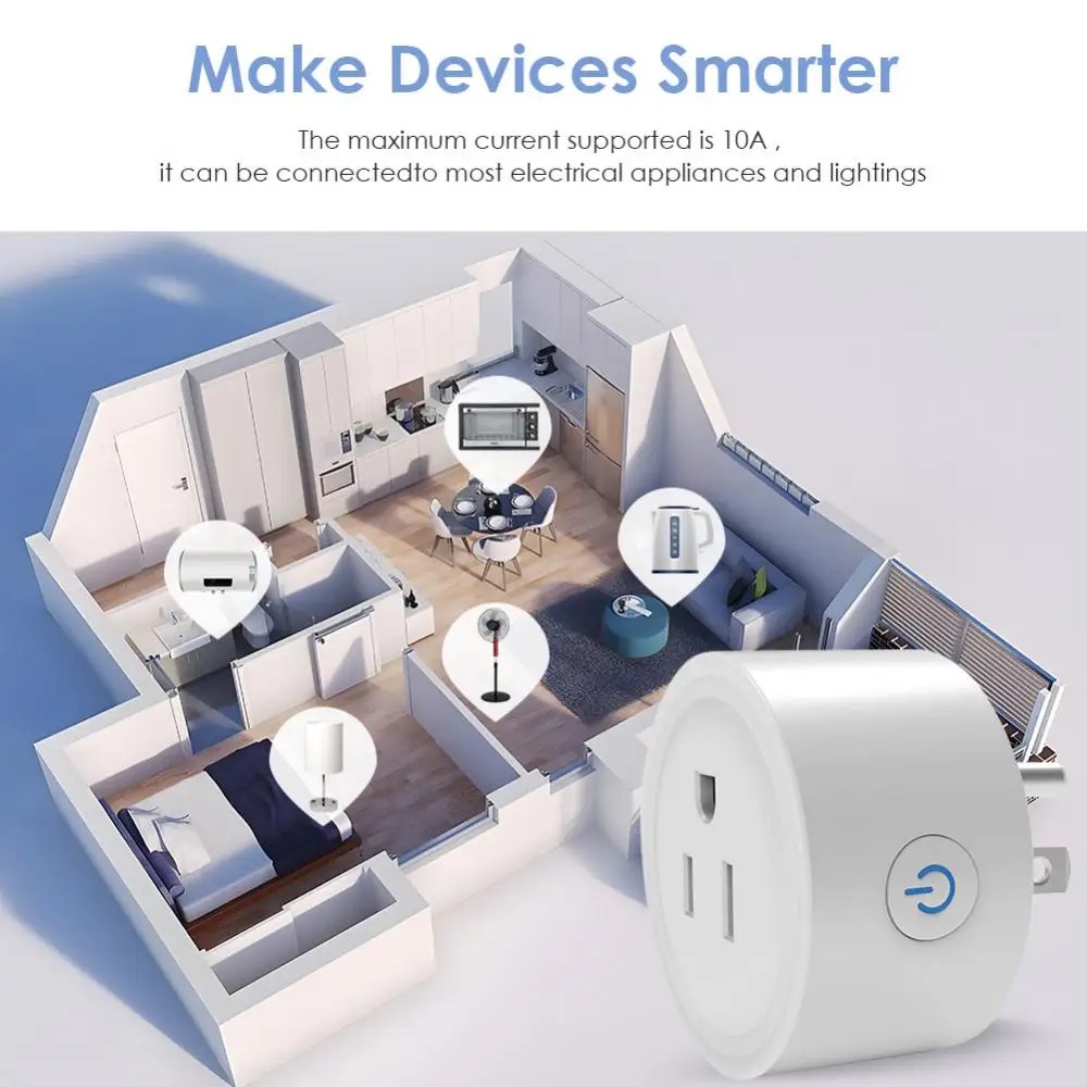 Tuya Smart Wifi Plug US Standa - Smart Home Utilities avaliação e preço