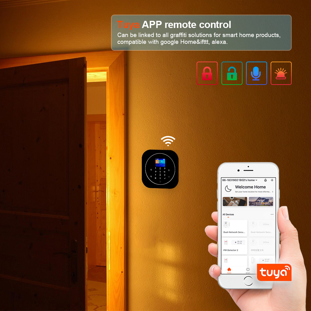 KERUI G12 Wireless Tuya Home A - Smart Home Demo Kit avaliação e preço