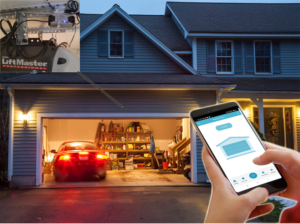Smart Garage Door Opener Contr - Smart Garage Door Opener avaliação e preço