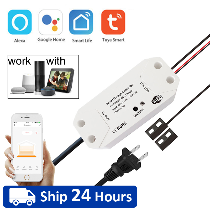 TUYA WIFI 2.4G Smart Garage Do - Smart Garage Door Opener avaliação e preço