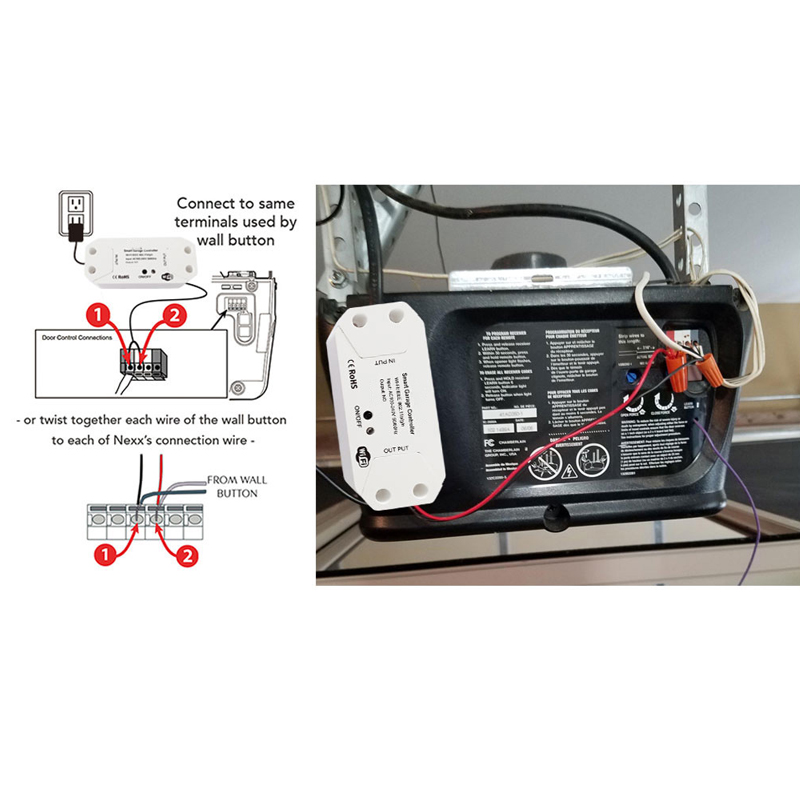 TUYA WIFI 2.4G Smart Garage Do - Smart Garage Door Opener avaliação e preço