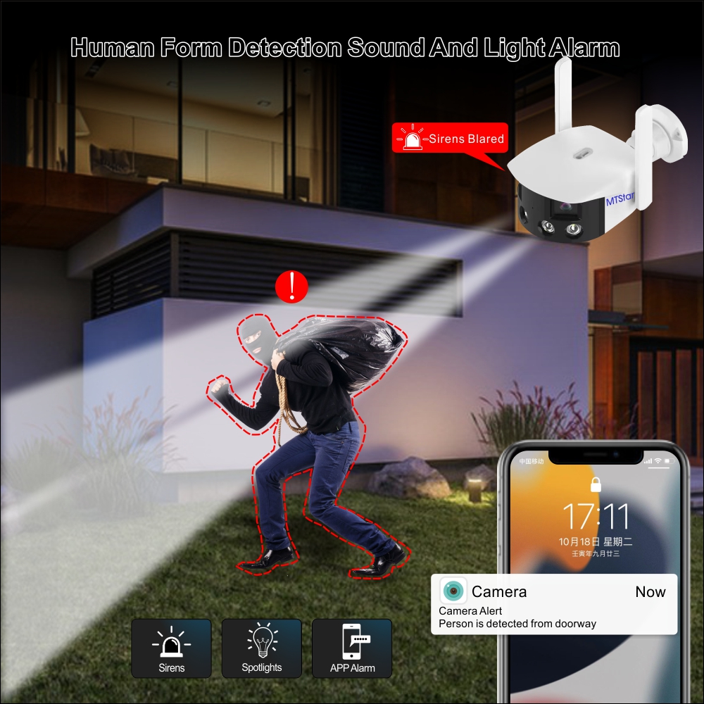 POE Onvif IP Camera WiFi Outdo - Smart Home Outdoor Camera avaliação e preço