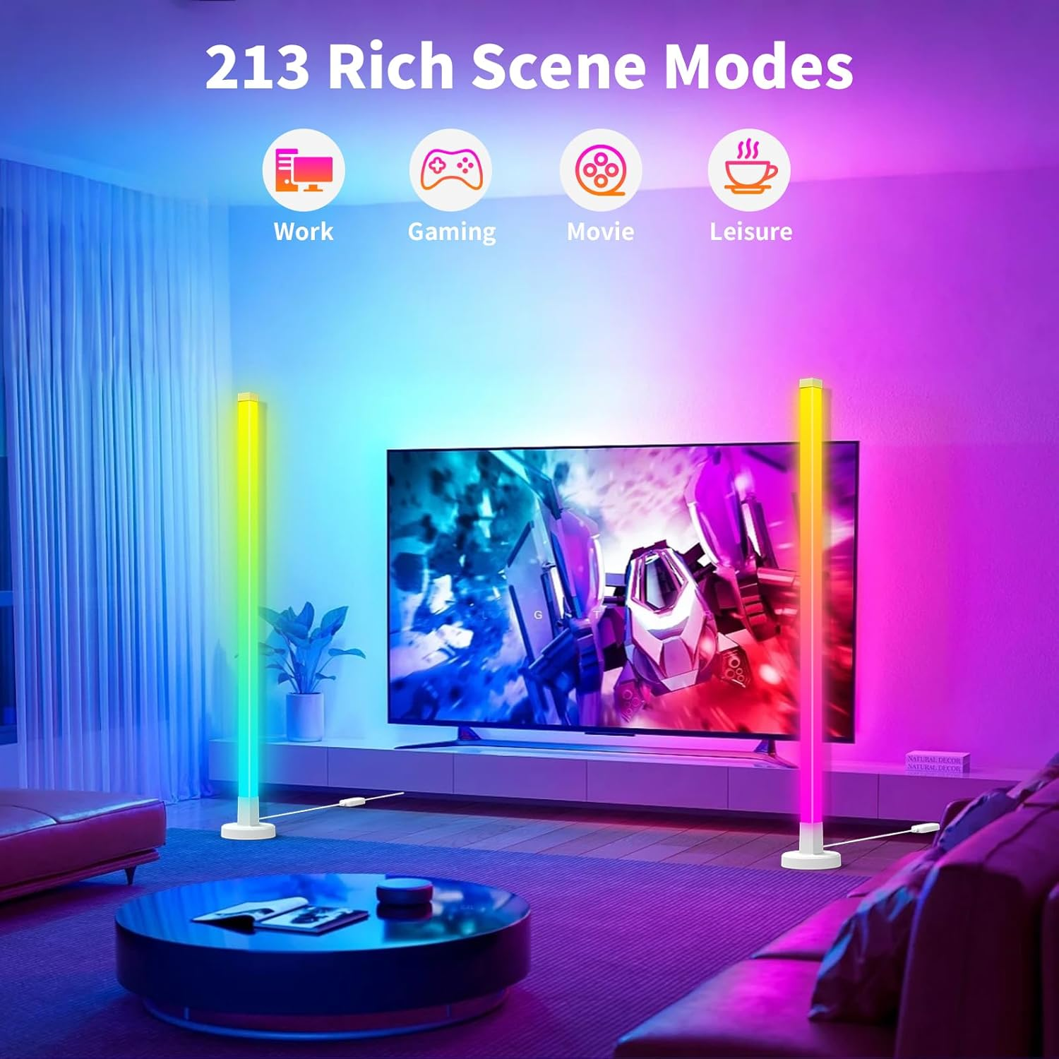 Corner Floor Lamp Smart RGB Co - Smart Bulb avaliação e preço