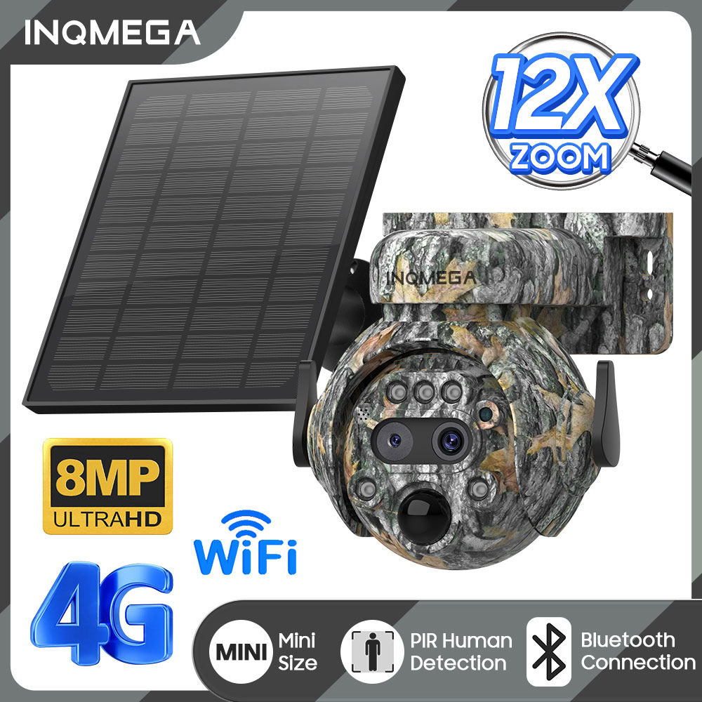 INQMEGA 8MP Solar Powered Came - Smart Home Outdoor Camera avaliação e preço